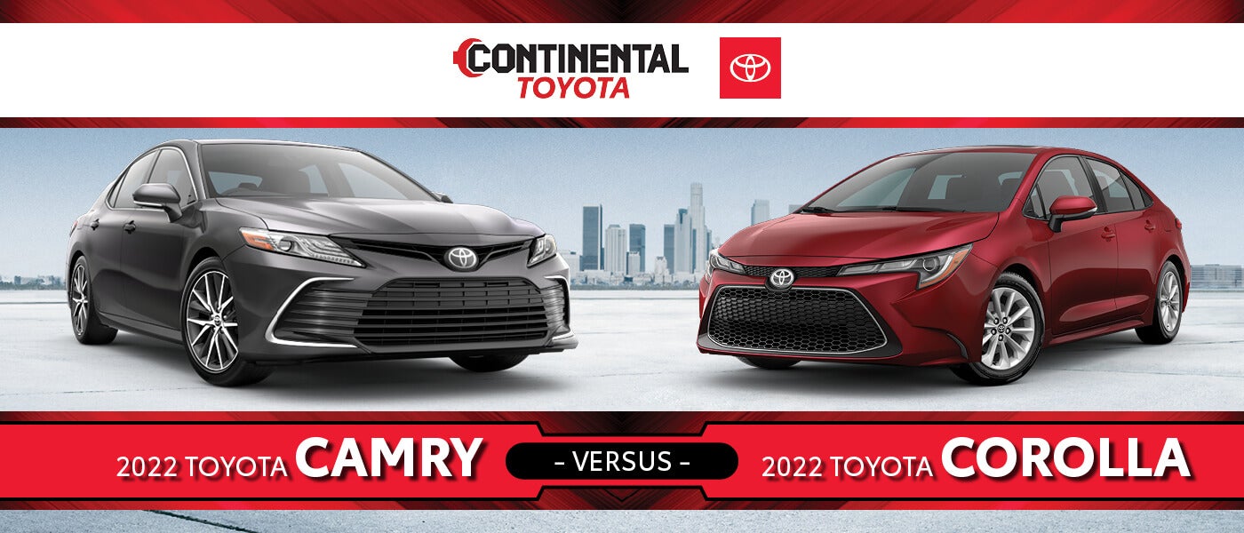 2022 Toyota Camry vs. Toyota Corolla in Hodgkins, IL