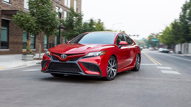 2024 Toyota Camry exterior turning in intersection