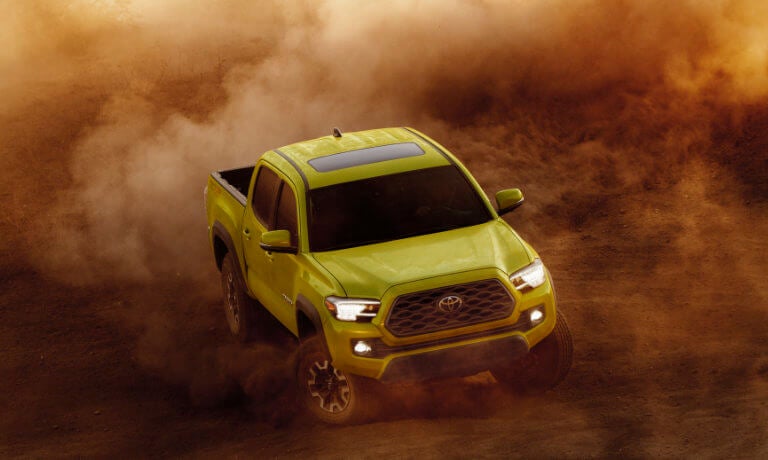 2023 Toyota Tacoma exterior drifting in dirt